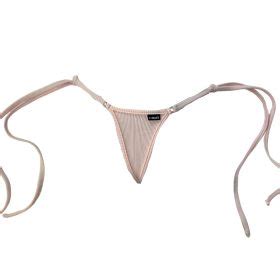 Barely Pink Brazilian Bikini Bottom Micro Gigi