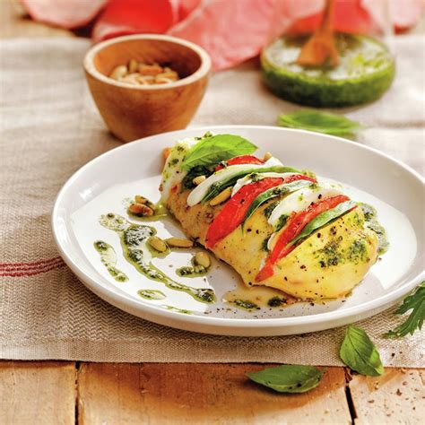 Pollo Caprese Al Pesto Lecturas