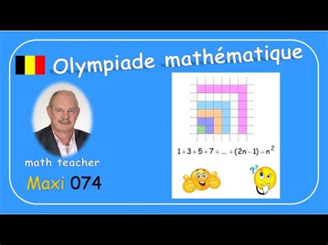 Olympiade mathématique 2024 Maxi 074 YouTube