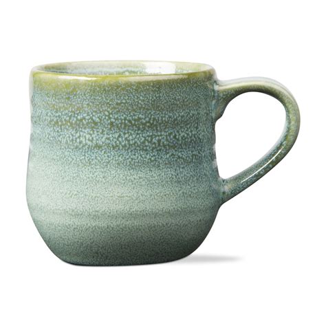 Celadon Reactive Glaze Stoneware Set Teton Timberline Trading Dining