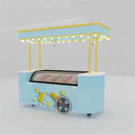 Mobile Coffee Cart Taco Hot Dog Electric Cart Factory Price Ice Cream