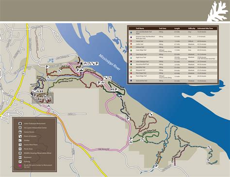 Horseshoe Bluff Trail Burr Oak Dubuque Water Type Camping And Hiking