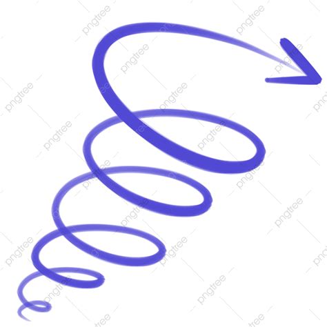 Espiral Flecha Azul Rotación Curvo PNG Espiral Flecha Espiral PNG y