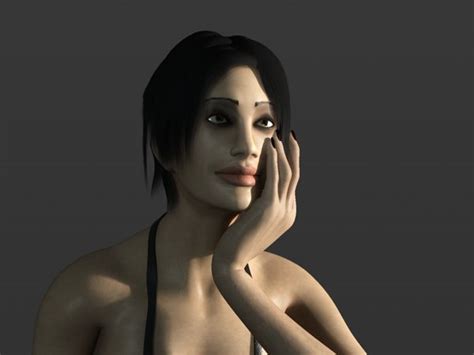 Female Character Rigged Sss 3d Max