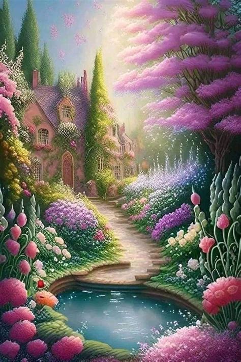 Beautiful Dream Beautiful Fantasy Art Beautiful Gardens Landscape