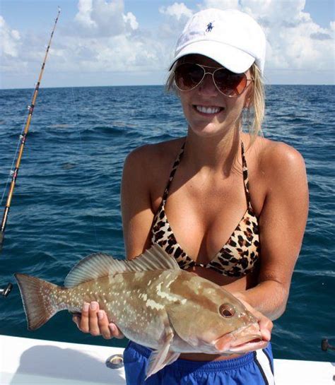 Pin On Girls In Bikinis Holding Fish My XXX Hot Girl