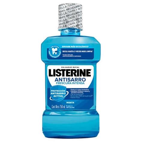 Listerine Anti Sarro Enjuague Bucal Farmacia Leloir Tu Farmacia