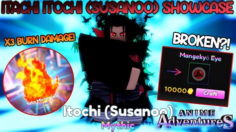 Evolved Itachi Itochi Susanoo Showcase Anime Adventures Youtube