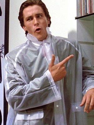 American Psycho Patrick Bateman Raincoat | Christian Bale Raincoat