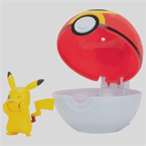 Boneco Pok Mon Clip N Go Pikachu Bola De Repeti O Jazwares