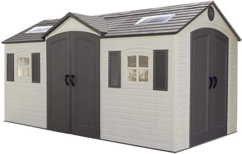 Amazon Lifetime Outdoor Storage Dual Entry Shed X Ft