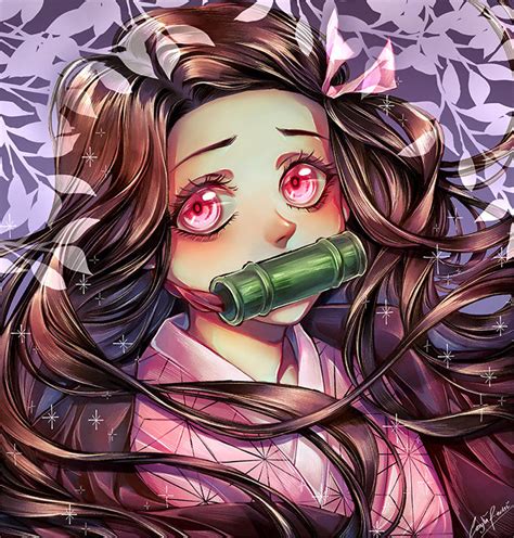 Kimetsu No Yaiba Nezuko Portrait By Ceryliarectris On Deviantart