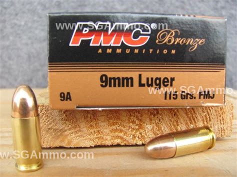 Pmc Battle Pack Mm Luger Ammo Rounds Of Grain Fmj Bulk