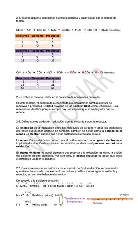 Guía de Química II RESUELTA para Examen Extraordinario IPN Nivel Medio