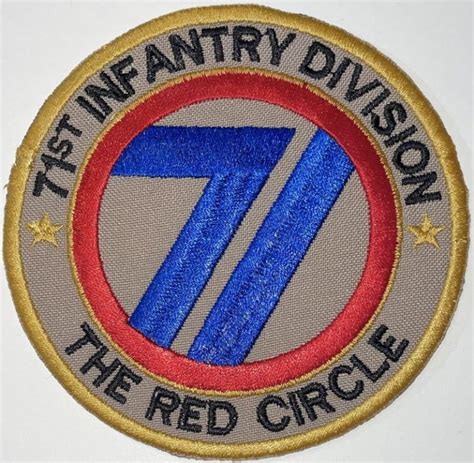 US Army OCP 71st Infantry Division "The Red Circle" Patch - Decal Patch ...