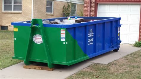 Dropping Off A Rentable Dumpster To A Customer In Derby Ks Call Today