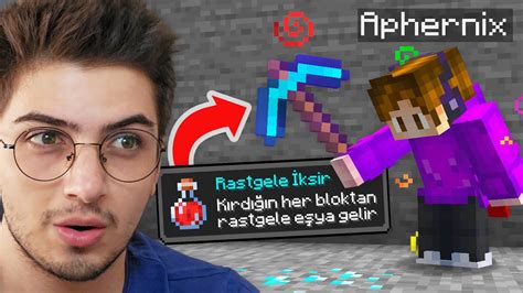 Minecraft ama ÖZEL İKSİRLER VAR YouTube