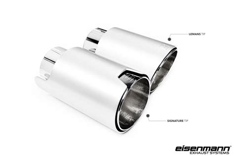 Eisenmann Race Exhaust With Quad Siver Signature 90mm Tips G30 M550i