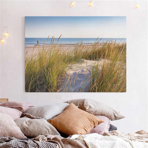 Impression Sur Toile Dune De Plage Au Bord De La Mer X Cm