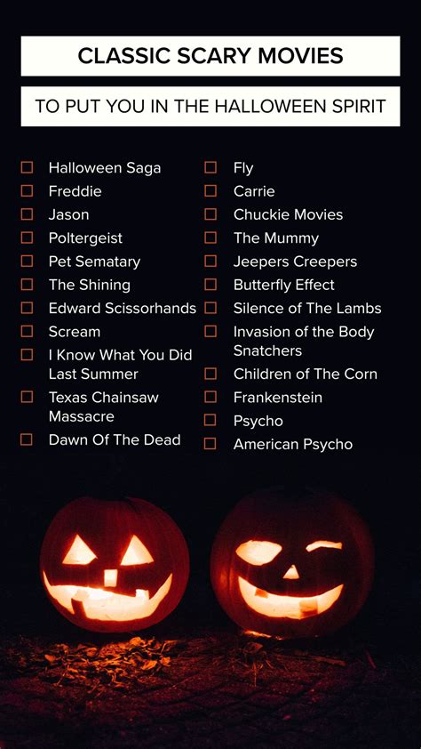 Ultimate October Scary Movie List From Kids To Adults Something For