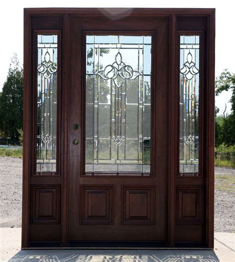 Fiberglass Front Doors With Sidelights And Transom Fiberglass Exterior Doors Entry Door With