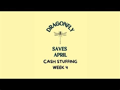 April Cash Stuffing Week 4 YouTube