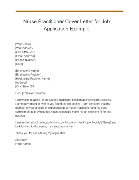 Nurse Practitioner Cover Letter 18 Examples Pdf Tips