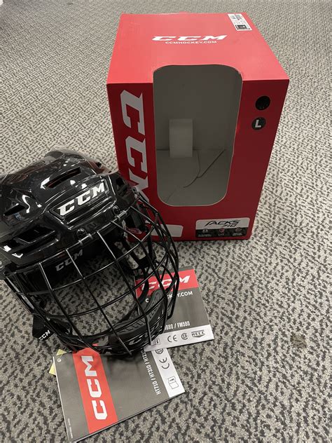 Ccm Black Tacks 710 Large Combo Helmet Sidelineswap