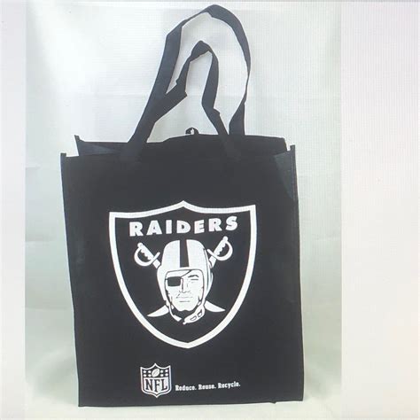 Nfl Oakland Raiders Shopping Bag On Mercari Nfl Oakland Raiders