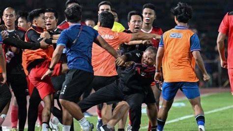 Pemain Timnas Indonesia Kena Sanksi Afc Imbas Ricuh Di Final Sea