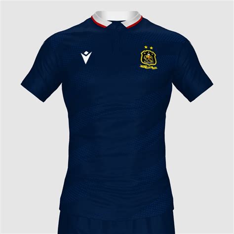 Dumbarton FC 150th Anniversary Away Kit 2022 23 FIFA Kit Creator Showcase