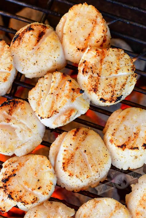 Grilled Scallops Easy Grilled Scallops Finished With Herb Butter