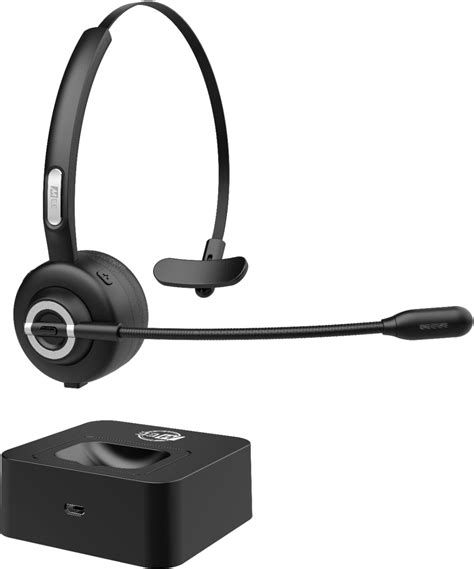 Customer Reviews Mee Audio Bluetooth Wireless Headset With Boom Microphone And Charging Dock