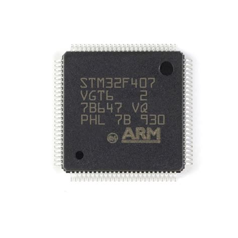 St Microcontrollers Ic Mcu 32bit 1mb Flash 100lqfp Electronic Component Chips Stm32f407vgt6