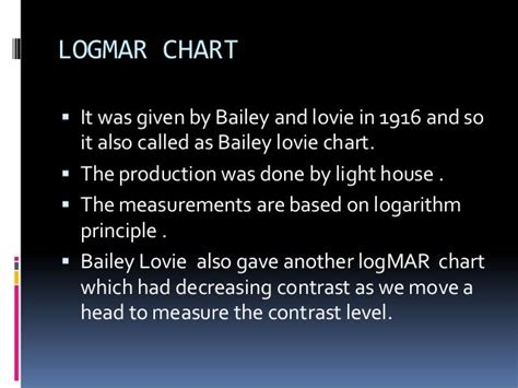 Bailey Lovie Logmar Chart A Visual Reference Of Charts Chart Master