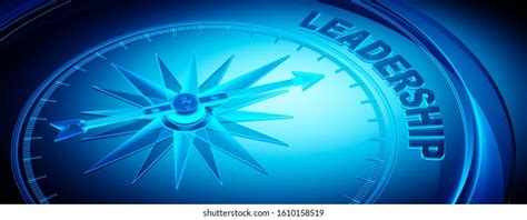 X Ray Compass Needle Pointing Word Leadership Stock Illustration