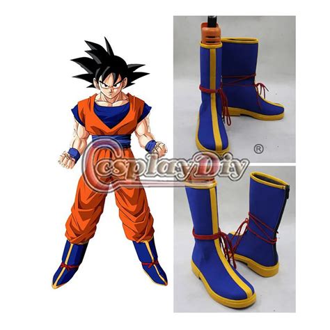 Dragon Ball Son Goku Kakarotto Cosplay Botas Cosplay Shoes Boots Por