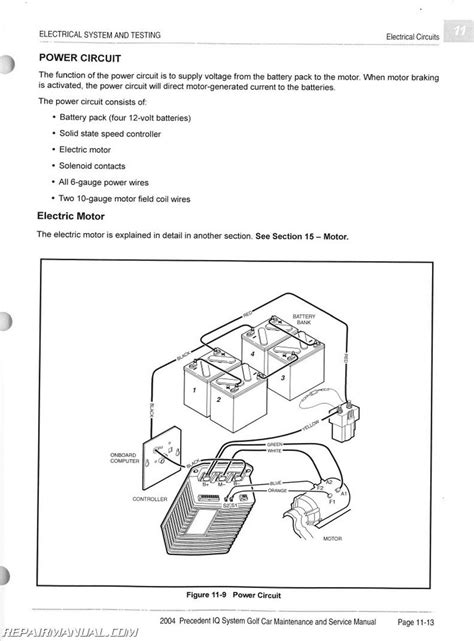 Club Car Precedent 48 Volt Wiring Diagram