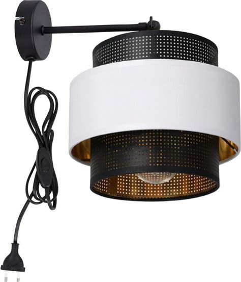 Lampa Moonlight Lampa Ścienna Kinkiet Z Dziurkami Z Włącznikiem