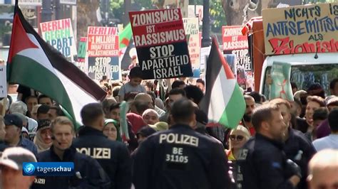 Demonstration In Berlin Proteste Gegen Al Kuds Marsch Tagesschau De