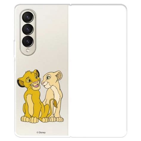 Funda Para Samsung Galaxy Z Fold Oficial De Disney Simba Y Nala