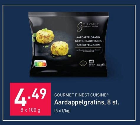 GOURMET FINEST CUISINE Aardappelgratins 8 X 100g Promotie Bij ALDI