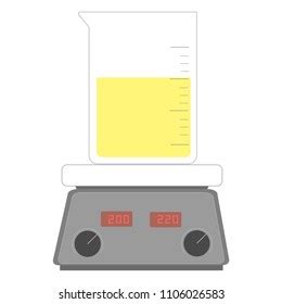 This Beakerhot Plate Stirrer Set Stock Vector Royalty Free