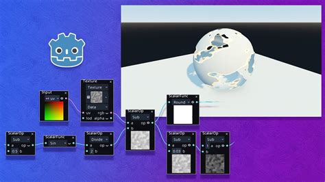 Visual Shader Editor In Godot 3 1 Dissolve Shader Tutorial Youtube