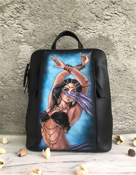 Арабская ночь | Hand painted leather bag, Painted leather bag, Bags