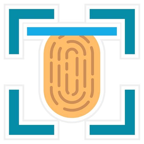 Premium Vector Fingerprint Scanner Icon