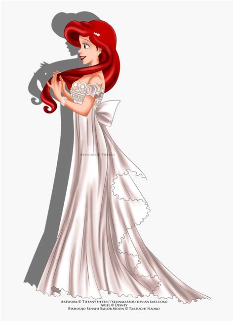 Ariel Wedding Dress Up - Drawing Disney Princess Jasmine, HD Png Download , Transparent Png ...