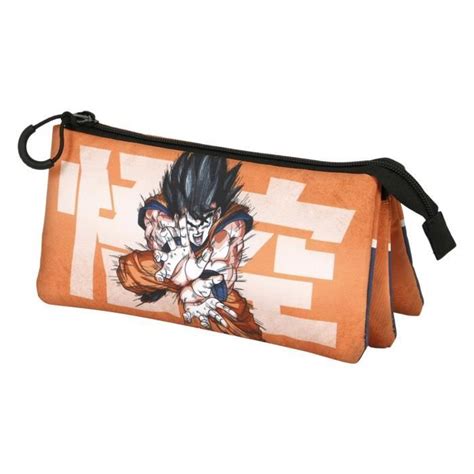 Dragon Ball Kamehameha Trousse Triple FAN 2 0 One Size Orange Orange