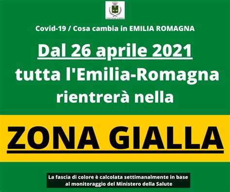 Dal Aprile Lemilia Romagna In Zona Gialla Ecco Le Regole Da