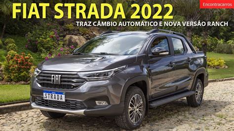 Fiat Strada Traz C Mbio Autom Tico Cvt E Nova Vers O Ranch